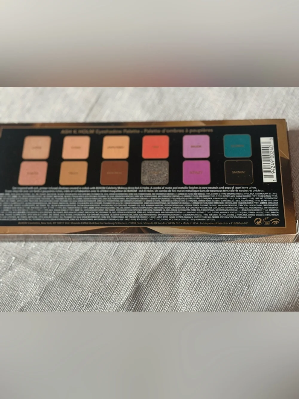 BUXOM x Ash K Holm 12-Pan Eyeshadow Palette (limited edition)